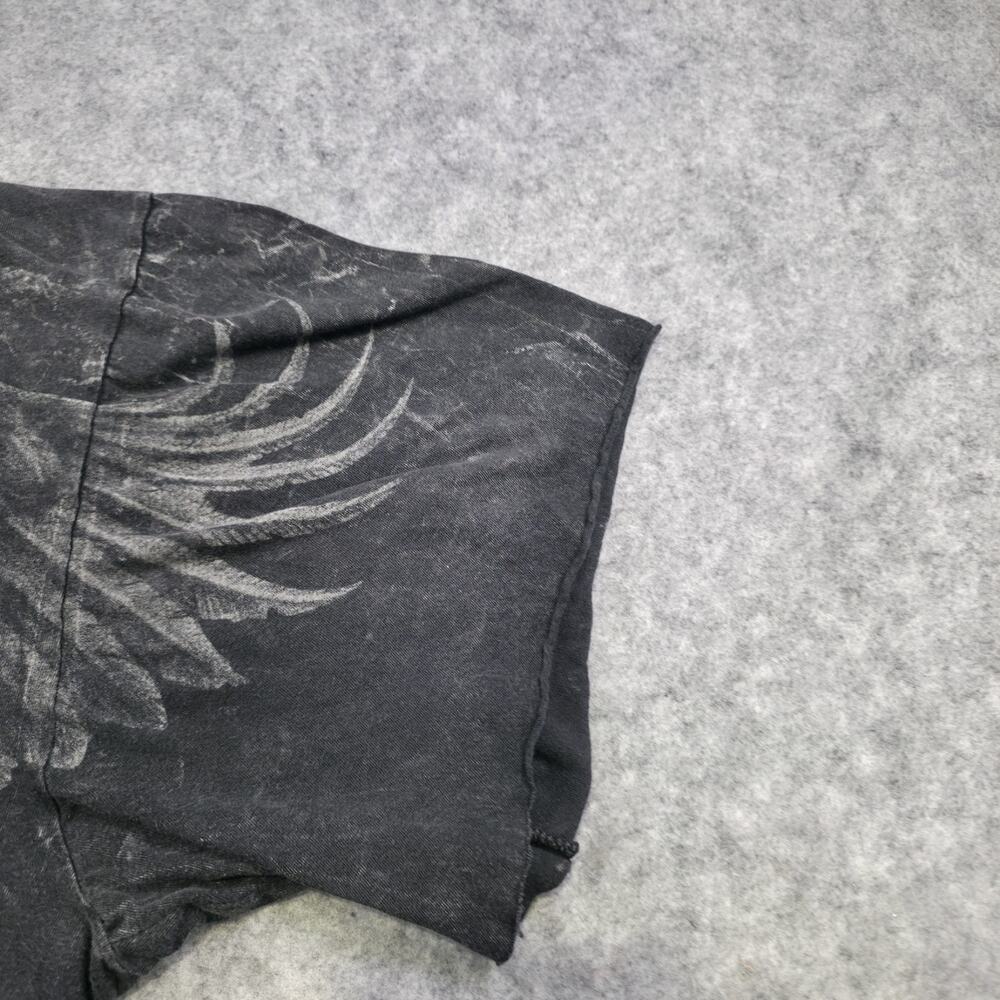 VTG Y2K Harley Davidson Motorcycles Shirt Mens XL Black Eagle Wings Graphic USA - Picture 10 of 14